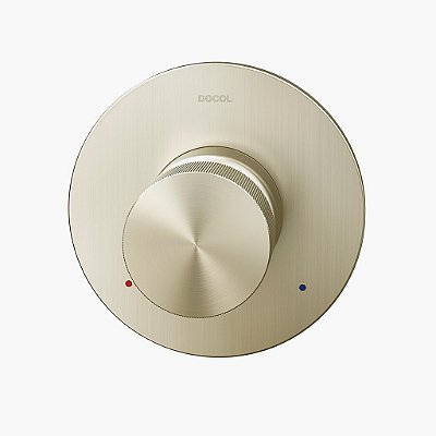 Acabamento Monocomando Para Chuveiro E Ducha Higiênica 1/2" Mix&Match Níquel Escovado - 00931244 - Docol