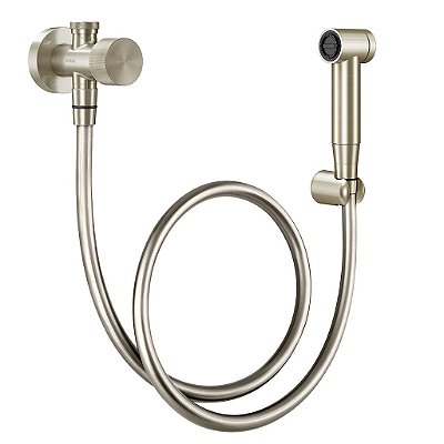 Ducha Higiênica Com Registro E Derivação Mix&Match Níquel Escovado - 00931644 - Docol