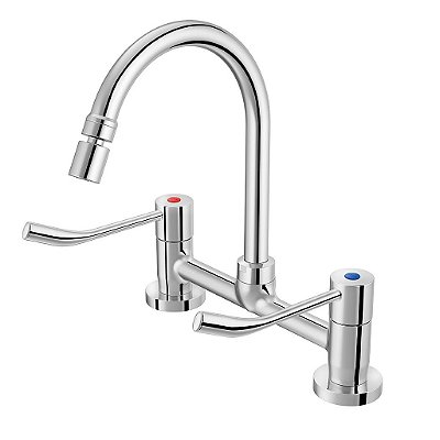 Misturador Para Cozinha Com Alavanca Bica Móvel Benefit - 00947106 - Docol