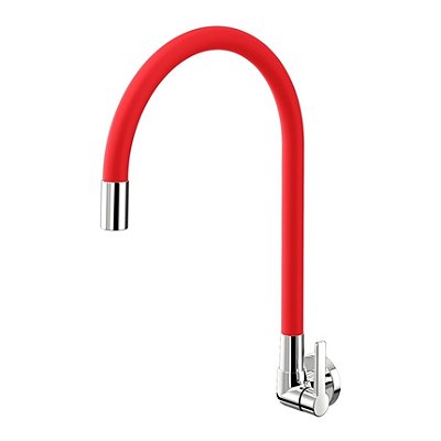 Torneira Para Cozinha De Parede Galiflex Vermelha - 00967479 - Docol