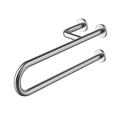 Barra De Apoio Fixa Em U 70 Cm Lado Direito - 00975916 - Docol
