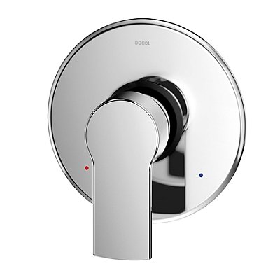 Acabamento Monocomando Para Chuveiro E Ducha Higiênica Base De Argon - 01003306 - Docol