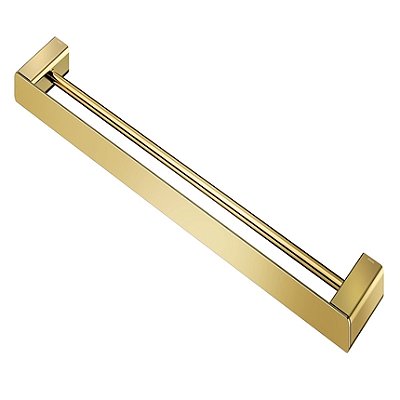 Porta-Toalhas Duplo Docol Flat Ouro Polido - 01013743 - Docol