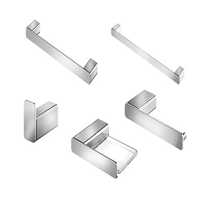 Kit Acessórios Docolflat Cromado - 01014106 - Docol