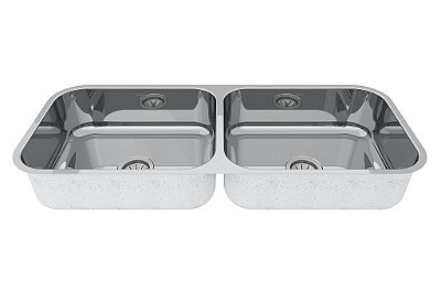 Cuba Dupla Para Cozinha Cd-50/34 0.8 Polida Lisa 4.5 86X40X20/17 - 1017804 - Mekal
