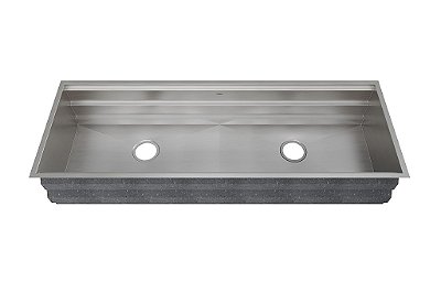 Cuba Workstation Ws-1260 Para Duas Áreas De Trabalho Com 3 Níveis 1.2 Escovada 126X42X21 - 1036116 - Mekal