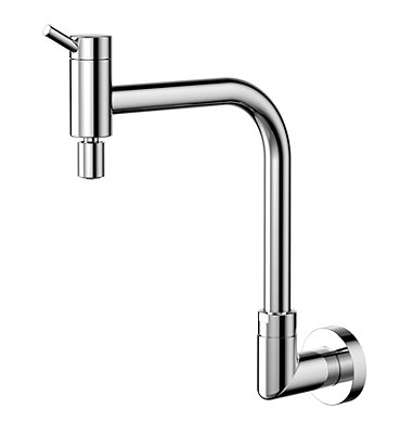 Torneira Para Cozinha De Parede Bica Móvel 90° Nova Lóggica Leed - 01068306 - Docol