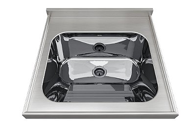 Tanque Para Lavanderia Ct-50  0.8 Polida Bk 3.5 60X60X23 - 1071104 - Mekal