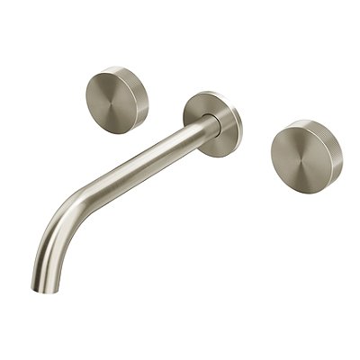 Misturador De Parede Mix&Match Com Bica 230 Níquel Escovado - 01251344 - Docol