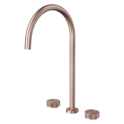 Misturador Para Cozinha De Mesa Cobre Escovado Mix&Match - 01546169 - Docol