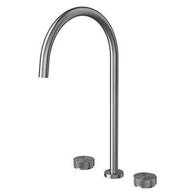 Misturador Para Cozinha De Mesa Grafite Escovado Mix&Match - 01546170 - Docol