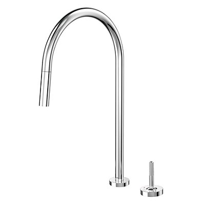 Misturador Joystick Cozinha De Mesa Com Ducha Retrátil Mix&Match - 01546206 - Docol