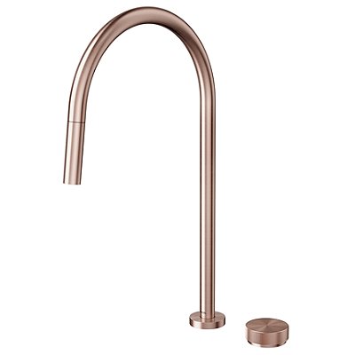 Torneira Para Cozinha De Mesa Com Ducha Retrátil Mix&Match Cobre Escovado - 01546769 - Docol