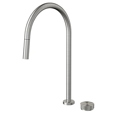 Torneira Para Cozinha De Mesa Com Ducha Retrátil Mix&Match Inox Escovado - 015467Bh - Docol