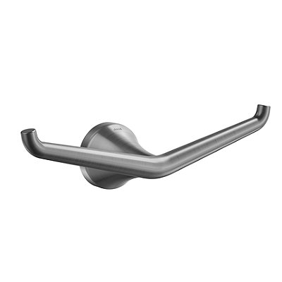 Cabide Duplo Mantis Grafite Escovado - 01555570 - Docol