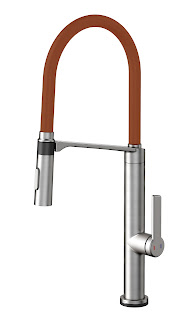 Monocomando Doc Vox Inox Escovado Com Mangueira Na Cor Corten - 016221Bz - Docol