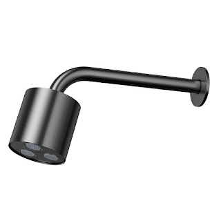 Chuveiro Mix&Match Docolrain Parede Grafite Escovado - 01676870 - Docol