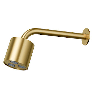 Chuveiro Mix&Match Docolrain Parede Ouro Escovado - 01676872 - Docol