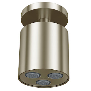 Chuveiro Mix&Match Docolrain Teto Níquel Escovado - 01681744 - Docol