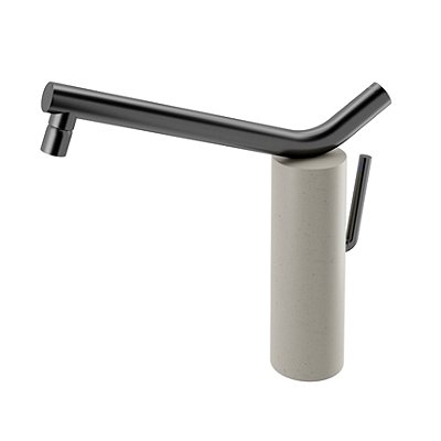 Monocomando Para Cozinha De Mesa Naiade Grafite Escovado/Areia - 017262Bo - Docol