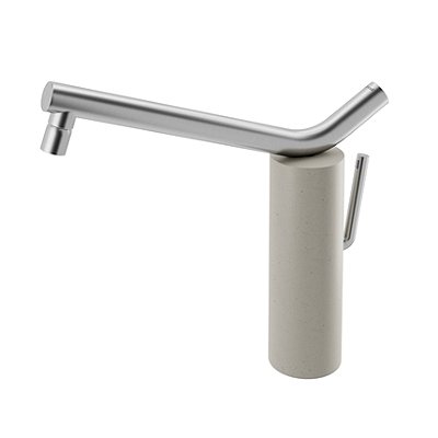 Monocomando Para Cozinha De Mesa Naiade Inox Escovado/Areia - 017262Bs - Docol