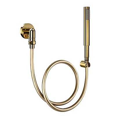 Ducha Manual C30 Com Joelho 90º Em Ouro Polido - 01834643 - Docol