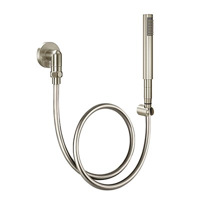 Ducha Manual C30 Com Joelho 90º Em Níquel Escovado - 01834644 - Docol