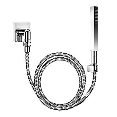 Ducha Manual Square Com Joelho 90º Cromado - 01834706 - Docol