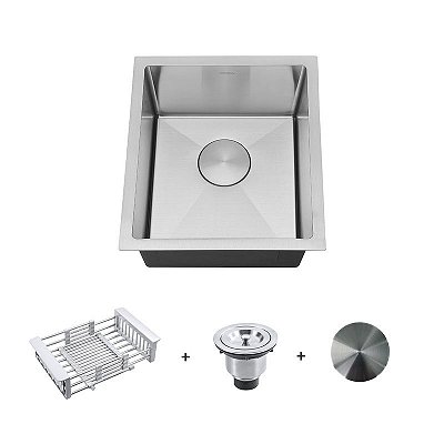 CUBA SOLO 3540 INOX ESCOVADO C/ ACESSÓRIOS