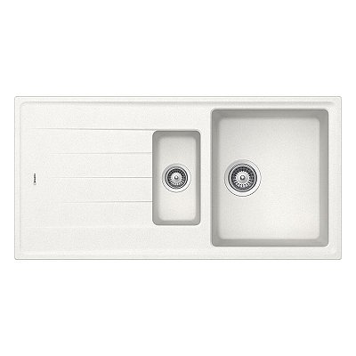 Cuba Dupla De Quartzo Com Escorredor 203E - Iceberg - ARE-CQ203-E-03 - ARELL