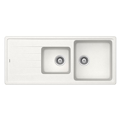 Cuba Dupla De Quartzo Com Escorredor 201E - Iceberg - ARE-CQ201-E-03 - ARELL