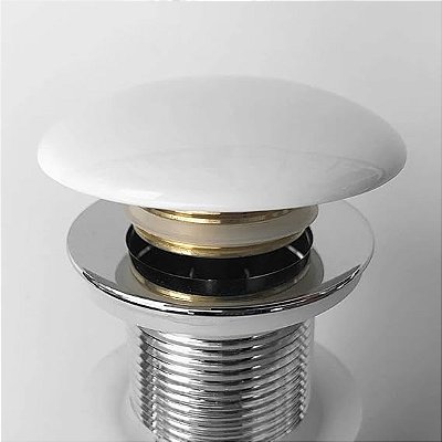 Válvula Click Branca Com Ladrão 01-L - ARE-CCV01-L - ARELL