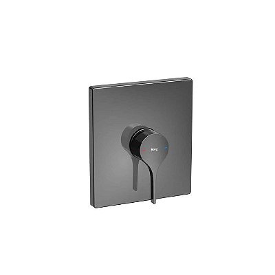 Acabamento Para Monocomando De Banheira Ou Chuveiro Para Roca Box Insígnia Titanium Black - A5A2B3Acnc - Roca