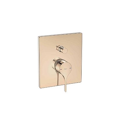 Acabamento Para Monocomando De Banheira E Chuveiro Para Roca Box Insígnia Com Desviador Rose Gold - A5A0B3Argc - Roca