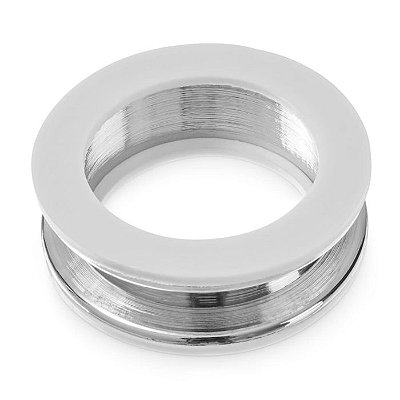 ESPAÇADOR PARA VALVULA DE ESCOAMENTO DE 1.1/4" PARA CUBAS E LAVATÓRIOS SEM LADRÃO CROMADO - B500000CR3 - ROCA