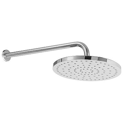 Chuveiro Com Tubo De Parede Redondo 250 Mm Rainsense - A5B1650C0C - ROCA