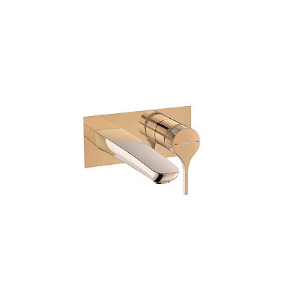 Monocomando Para Lavatorio De Parede Insignia Rose Gold - A5A353ARGC - ROCA