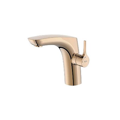 Monocomando Para Lavatorio De Mesa Bica Baixa Insignia Rose Gold - A5A323ARGC - ROCA