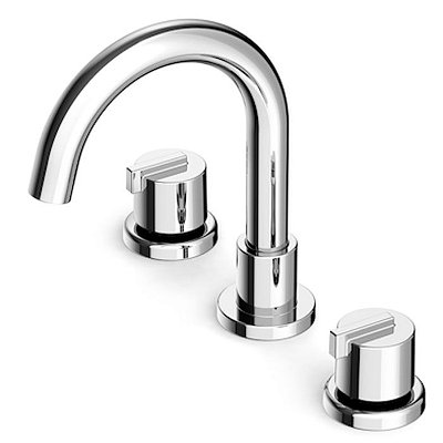 MISTURADOR PARA LAVATORIO DE MESA 3 FUROS BICA ALTA COM VALVULA DE ESCOAMENTO SINGLES ONE CROMADO - B5A4421C0B - ROCA