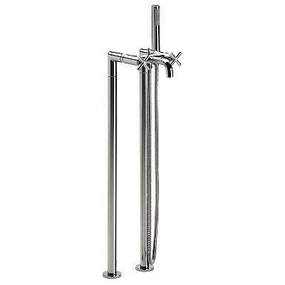 Misturador para banheira de piso com ducha manual Loft CROMADO - A5A2743C00 - ROCA