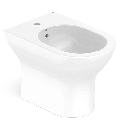 Bidê com 1 furo para monocomando com ladrão Nexo BRANCO - B357434002 - ROCA