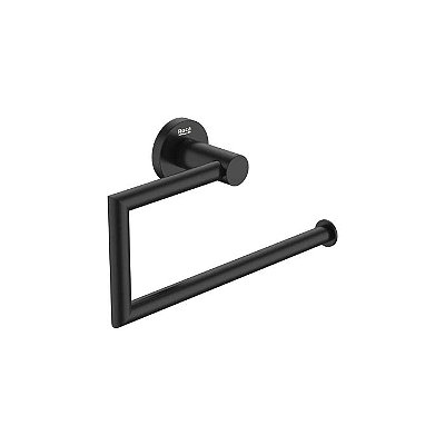 Toalhiero em Anel Hotels Round MATTE BLACK - A817579C40 - ROCA