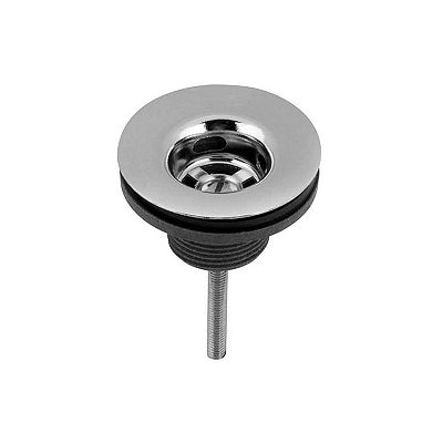 VÁLVULA DE ESCOAMENTO PARA LAVATÓRIO 7/8" UNIVERSAL COM TAMPA PLÁSTICA CROMADO - B5000R2CR3 - ROCA