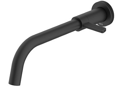 TORNEIRA LAVATÓRIO PAREDE LOGIC PRETO MATTE - A5A472GNBC - ROCA
