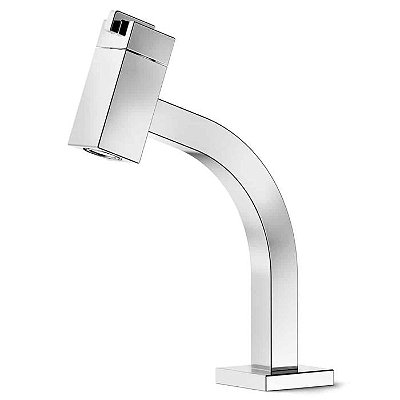 TORNEIRA PARA LAVATORIO DE MESA BICA BAIXA SINGLES ONE SQUARE CROMADO - B5A4A21C0B - ROCA