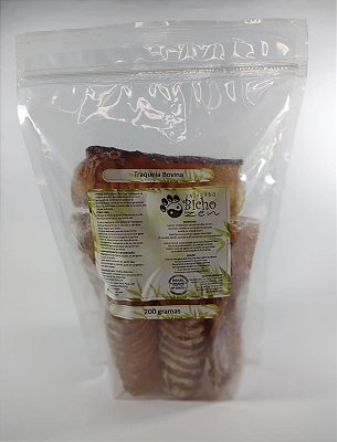 Petisco Mastigável para Cachorro Traqueia Bovina Natural Desidratada | Universo Bicho Zen