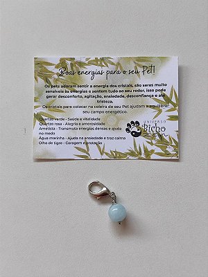 Pingente de Cristal para Bem-estar Pets | Universo Bicho Zen