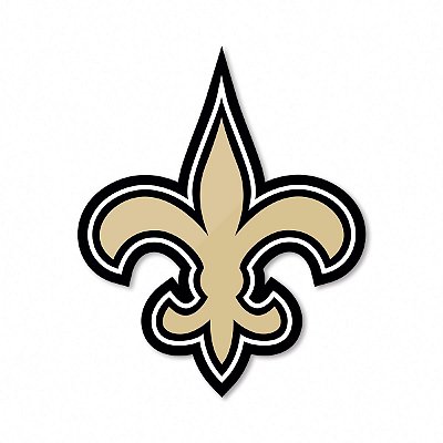 Placa Decorativa Licenciada NFL - New Orleans Saints