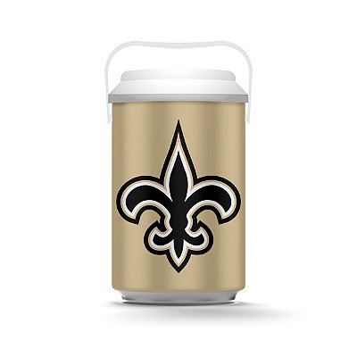 Cooler 10 Latas Licenciado NFL - New Orleans Saints (Bege)