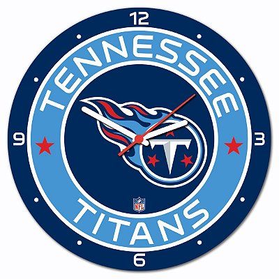 Relógio de Parede Licenciado NFL - Tennessee Titans